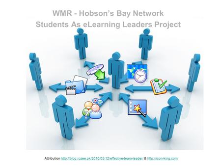 WMR - Hobsons Bay Network Students As eLearning Leaders Project Attribution  &