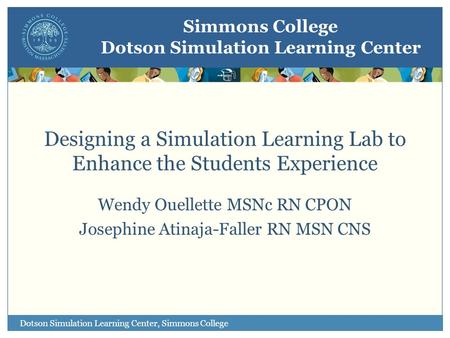 Designing a Simulation Learning Lab to Enhance the Students Experience