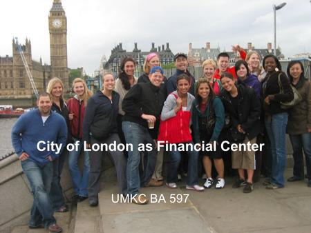 City of London as Financial Center