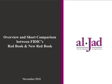 Overview and Short Comparison between FIDIC’s Red Book & New Red Book