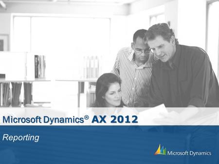 Microsoft Dynamics® AX 2012