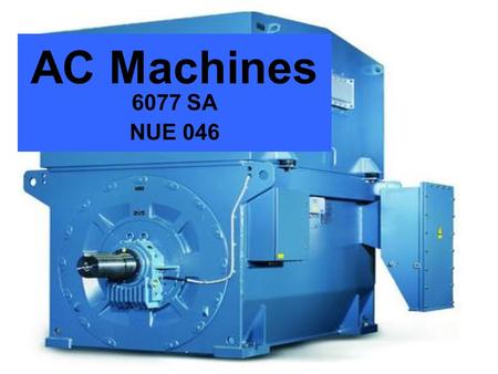 AC Machines 6077 SA NUE 046.