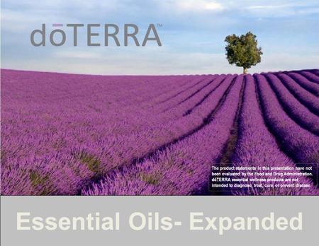 Essential Oils- Expanded