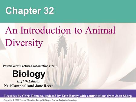 An Introduction to Animal Diversity
