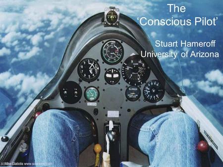 The ‘Conscious Pilot’ Stuart Hameroff University of Arizona.