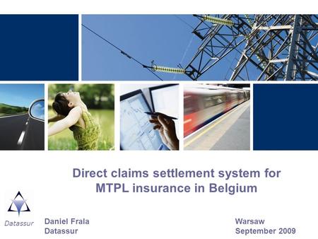 Direct claims settlement system for MTPL insurance in Belgium