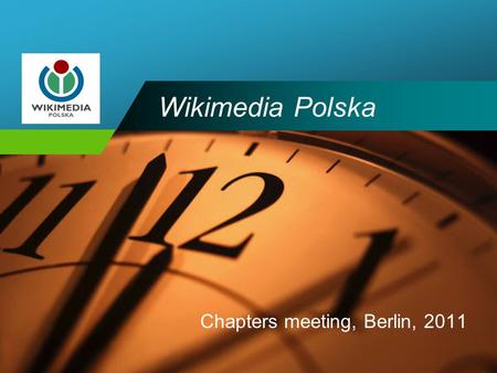 Company LOGO Wikimedia Polska Chapters meeting, Berlin, 2011.