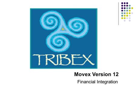 Movex Version 12 Financial Integration.