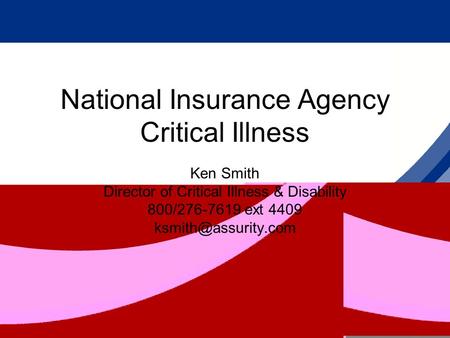 National Insurance Agency Critical Illness