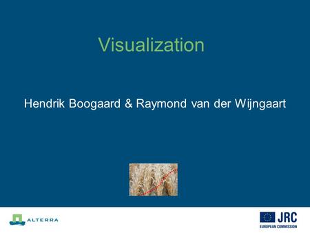 Visualization Hendrik Boogaard & Raymond van der Wijngaart.