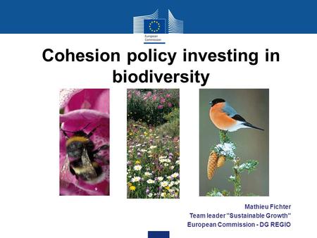 Cohesion policy investing in biodiversity