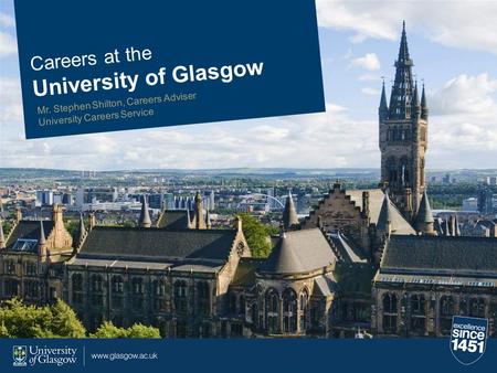 University of Glasgow Careers at the