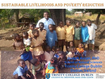 Sustainable Livelihoods and Poverty Reduction