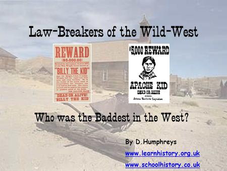 Law-Breakers of the Wild-West