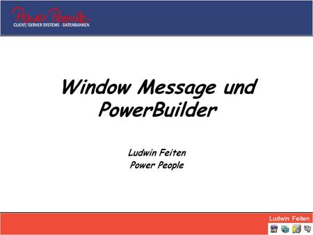 Window Message und PowerBuilder