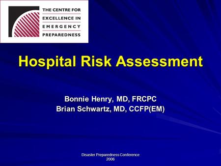 Hospital Risk Assessment