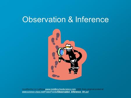 Observation & Inference