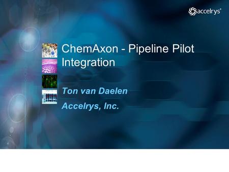 ChemAxon - Pipeline Pilot Integration