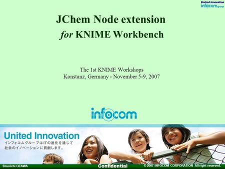 JChem Node extension for KNIME Workbench