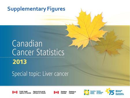 Supplementary Figures. Data source: Canadian Cancer Statistics 2013.