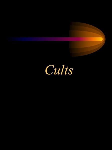 Cults. If youre like many of us youve watched the news and current affairs programs and hear the word Cult bandied around. Often we get the impression.
