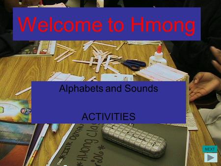 Alphabets and Sounds ACTIVITIES