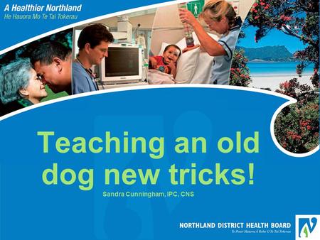 Teaching an old dog new tricks! Sandra Cunningham, IPC, CNS.
