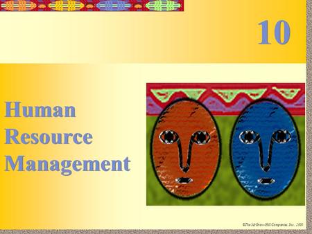10 Human Resource Management.