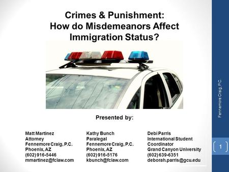Crimes & Punishment: How do Misdemeanors Affect Immigration Status?
