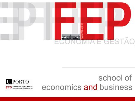 Economics and business school of. Porto, Portugal.