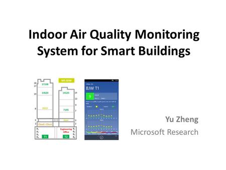 Indoor Air Quality Monitoring System for Smart Buildings