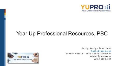 Year Up Professional Resources, PBC