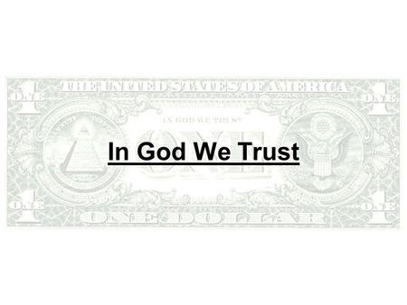 In God We Trust. HCC Fiscal Health Spending less than taking in – operating in the black Several months of emergency funds Debt - $7.3M > $4.1M (HCC Soncy)