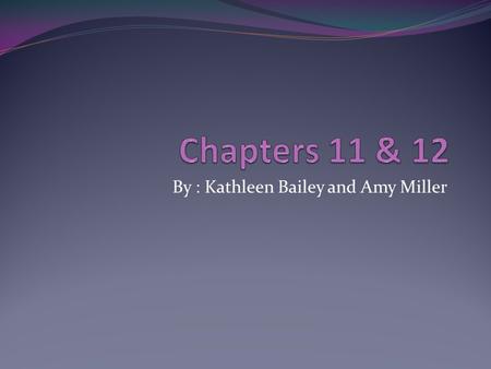 By : Kathleen Bailey and Amy Miller. Chapter 11 Vocabulary Carping—Faultfinding Malthusian Belt—A device worn to discourage sex in the unsterilized women.