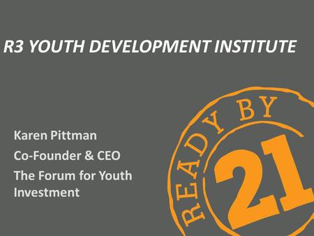 R3 Youth Development Institute
