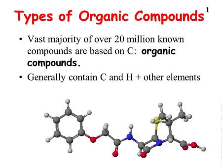 Types of Organic Compounds