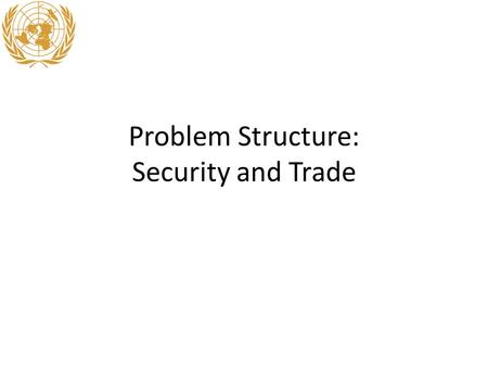 Problem Structure: Security and Trade. Outline Midterm question – next Thursday Review of Parsons lecture on EU – What was structure of the problem EU.