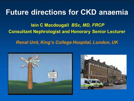 Future directions for CKD anaemia