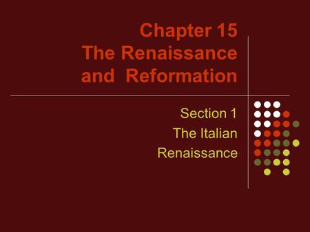 How the renaissance changed literature and