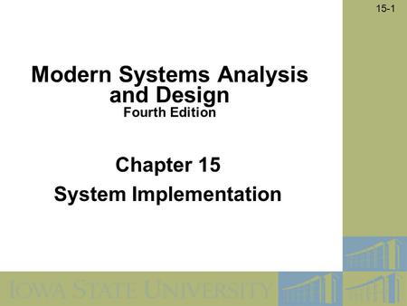 System Analysis, Design and Implementation - Term Paper