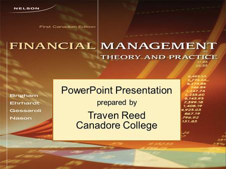 PowerPoint Presentation prepared by Traven Reed Canadore College.