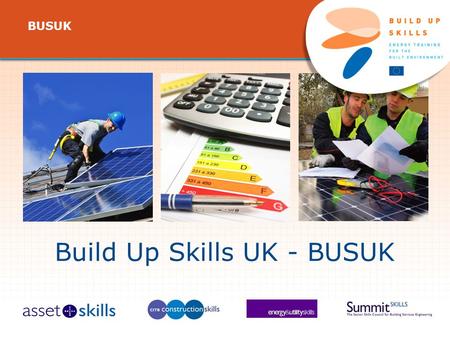 Build Up Skills UK - BUSUK IEE/11/BW1/479/S12.604616, 11/11 - 05/13, 06.12.11 BUSUK.