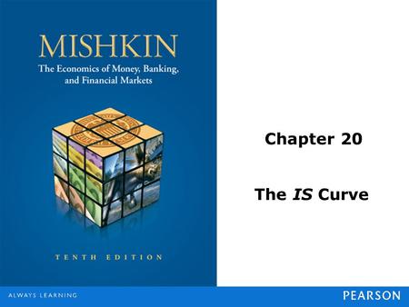 Chapter 20 The IS Curve. © 2013 Pearson Education, Inc. All rights reserved.20-2 Planned Expenditure and Aggregate Demand Planned expenditure is the total.