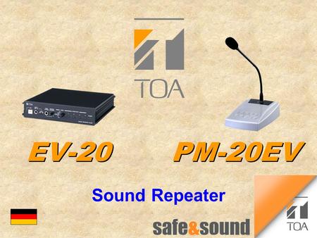 Bc EV-20	PM-20EV Sound Repeater.