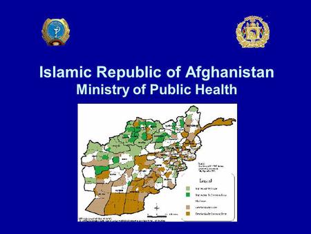 Islamic Republic of Afghanistan Ministry of Public Health.
