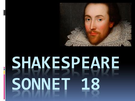 Shakespeare SONNET 18.