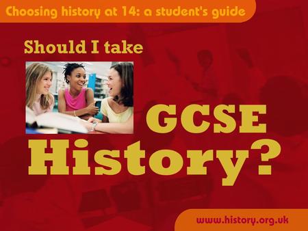 Should I take History? GCSE. SO, what exactly will you study???? USA 1919-41 BRITAIN 1945-75 THE COLD WAR THE INDIVIDUAL.