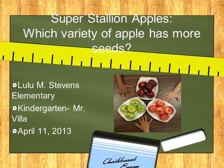 Super Stallion Apples: Which variety of apple has more seeds?
