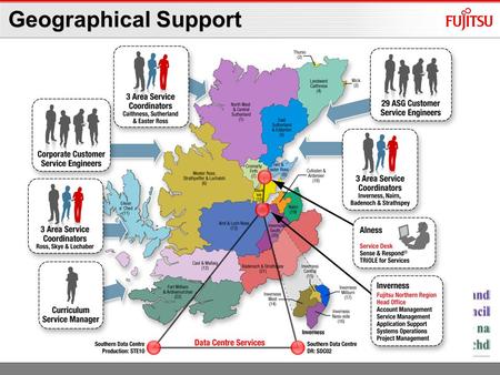 Geographical Support. 1 Overview of Curriculum Support Team 1 Area Service Co-Ordinator Team Lead 2 Area Service Co-Ordinators (Mid & West Area) Ross,