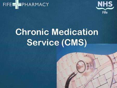 Chronic Medication Service (CMS). Programme Introduction Pharmaceutical Care Planning - Ray ePharmacy Programme – Dawn, IM & T Workshops – Niall, Michelle,